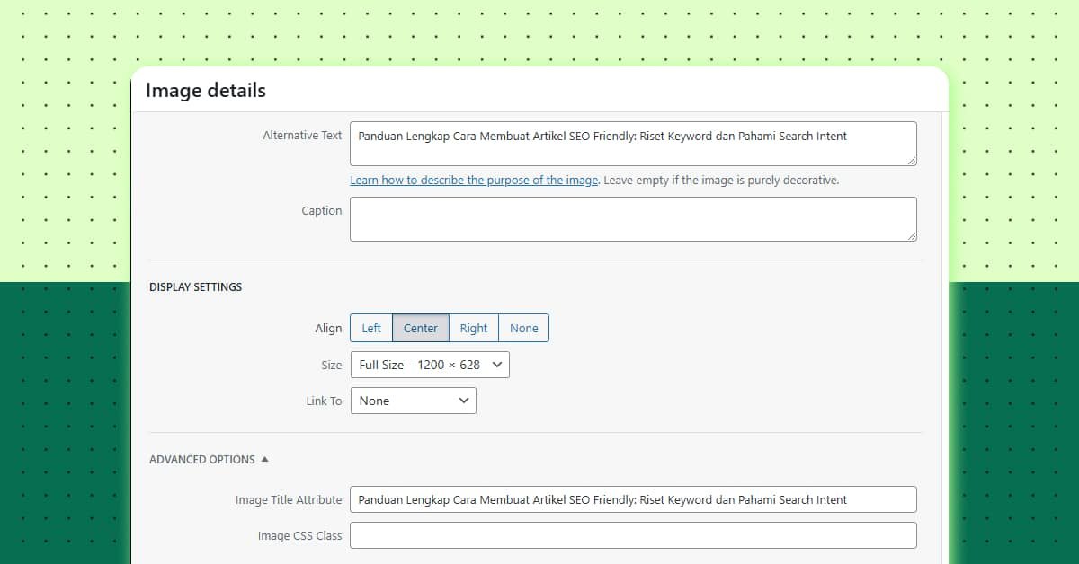 Panduan Lengkap Cara Membuat Artikel SEO Friendly: Tambahkan Alt Text pada Setiap Gambar